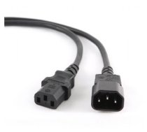 Cable GEMBIRD PC-189 (C13 / IEC C13 / IEC 320 C13 - C14 ; 1,8m; black color)