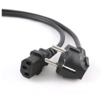 Cable GEMBIRD PC-186 (C13 / IEC C13 / IEC 320 C13 - Schuko ; 1,8m; black color)