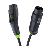 Green Cell Habu EVGC01 Mobile EV charger for electric vehicles 11 kW 7 m Type 2 CEE Wallbox Black
