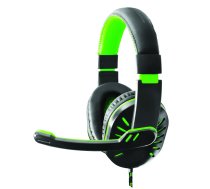 Headphones Esperanza CROW EGH330G (black and green color)