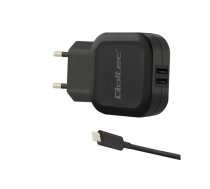 Charger mains Qoltec 50188 (3400 mA; 17W; USB, USB typ C)