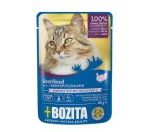 BOZITA sterilised pieces in jelly with turkey - wet cat food - 85g