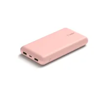 Belkin Powerbank 20.000mAh pink 15W+USB-A/C Kab. 15cm BPB012btRG
