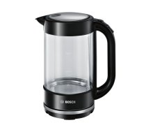 Bosch TWK70B03 electric kettle 1.7 L 2400 W Black, Transparent