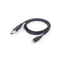 Cable GEMBIRD CC-USB2-AMLM-1M (USB 2.0 M - Lightning M; 1m; black color)