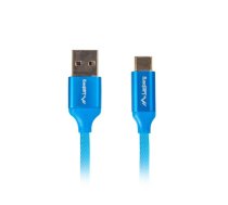 Lanberg CA-USBO-22CU-0005-BL USB cable 0.5 m USB 2.0 USB A USB C Blue