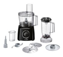 Bosch MCM3201B food processor 800 W 2.3 L Black, Transparent
