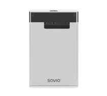 Savio 2.5" External HDD/SSD enclosure, USB 3.0, transparent, AK-66