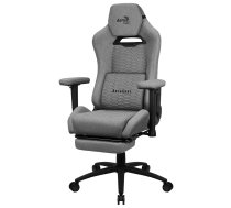 Aerocool ROYALASHGR Premium Ergonomic Gaming Chair Legrest Aeroweave Technology Grey