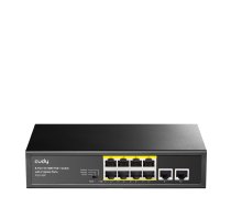 Cudy FS1010P network switch Fast Ethernet (10/100) Power over Ethernet (PoE) Black