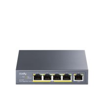 Cudy GS1005P network switch Gigabit Ethernet (10/100/1000) Power over Ethernet (PoE) Grey