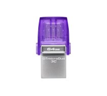 Kingston Technology DataTraveler 64GB microDuo 3C 200MB/s dual USB-A + USB-C