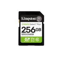 Kingston Technology 256GB SDXC Canvas Select Plus Gen3 150MB/s C10 UHS-I U1 V10