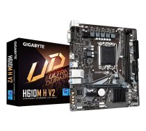 GIGABYTE H610M H V2 Motherboard - Supports Intel Core 14th CPUs, 4+1+1 Hybrid Digital VRM, up to 5600MHz DDR5, 1xPCIe 3.0 M.2, GbE LAN, USB 3.2 Gen 1