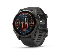 Garmin fenix 8 3.3 cm (1.3") AMOLED 43 mm Digital 416 x 416 pixels Touchscreen Black Wi-Fi GPS (satellite)