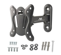 Maclean MC-416 TV Monitor Wall Mount 13"-32" 30kg Tilt Rotate max. VESA 100x100 Black Powder Coating LED OLED LCD Universal Bracket Holder