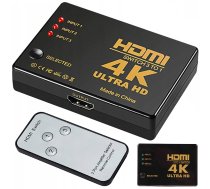 Slēdzis 3X UZ 1 HDMI 4K UHD ar pulti 13137