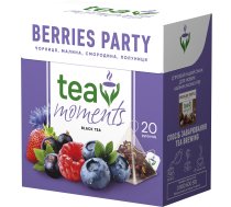 Tēja TEA MOMENTS piramīdās, Berries Party. 20x1.8 g UA