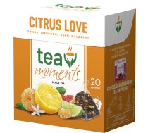 Tēja TEA MOMENTS piramīdās,Citrus Love. 20x1.7 g UA