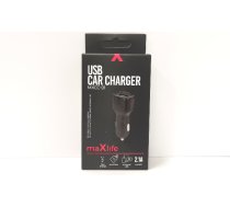 maXlife USB auto lādētājs (2.1A)