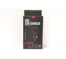 maXlife USB auto lādētājs (2.1A)