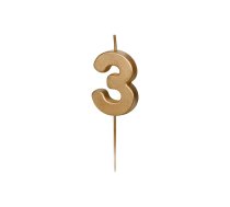 Svece '3'. Zelta
