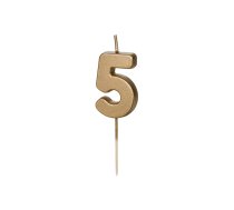 Svece '5'. Zelta