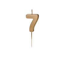 Svece '7'. Zelta