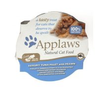 Applaws Cat Adult Tuna Fillet, Prawns - Konservēta Barība Kaķiem (Tuncis, Garneles) 60 g x 5 gb