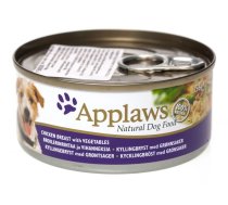 Applaws Dog Adult Chicken - Konservēta Barība Suņem (Vista, Dārzeņi) 156 g x 6 gb