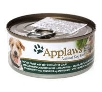 Applaws Dog Adult Chicken, Beef - Konservēta Barība Suņem (Vista, Liellops) 156 g x 6 gb