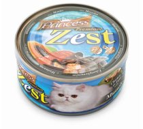 Princess Premium Zest - Konservēta Barība Kaķiem (Tunics, Gliemenes) 6 gb x 170 g