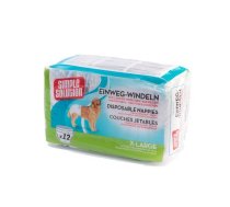 Simple Solution Nappies - Vienreizlietojamas Autiņbiksītes XL 12 gb