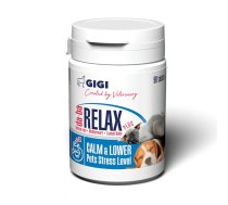 Gigi Da-Ba Relax Plus - Papildbarība Dzīvniekiem Nervu Sistēmas Nomierināšanai 30 tabl.