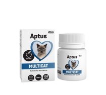 Aptus Multicat - Papildbarība Kaķiem Minerālvielu Vitamīnu Kompleks 120 tabl.