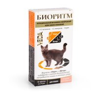 Veda Bioritm Cat - Papildbarība Kaķiem Minerālvielu Kompleks (Jūras Produkti) 48 tabl.