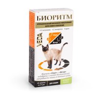 Veda Bioritm Cat - Papildbarība Kaķiem Minerālvielu Kompleks (Trusis) 48 tabl.