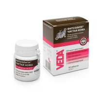 Veda Phytoelite Clean Skin - Papildbarība Dzīvniekiem Ādas Slimību Profilaksei Un Ārstēšanai 50 tabl.
