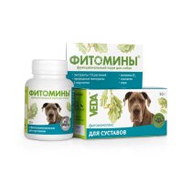 Veda Fitomini Dog Joint & Bones - Papildbarība Fitokomplekss Suņu Locītavu Stiprinašanai 100 tabl.