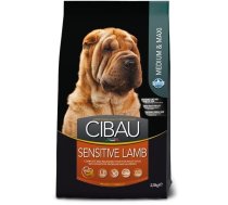 Farmina Cibau Sensitive Lamb M/L - Visu Šķirņu Suņiem (Jērs) 12 kg