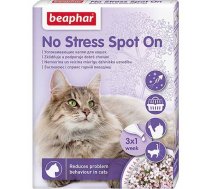 Beaphar No Stress Spot On Cat - Nomierinošais Līdzeklis Dzīvniekiem Stresa Situacijas (pielieni skausta)  3 gb