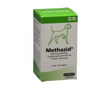 Methazid - Papildbarība Dzīvniekiem metionīna deficīta simptomu novēršanai 100 tabl.