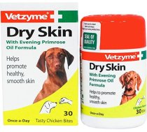 Vetzyme Dry skin - Papildbarība ādas un apmatojuma veselībai 1 gb x 30 tabl.
