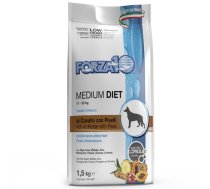 Forza 10 Medium Diet - Veterinārā sausa barība suņiem (zirga gaļa ar zirņiem) 12 kg