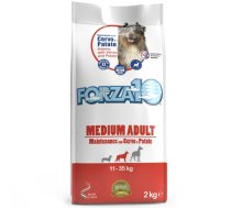 Forza 10 Medium Adult Maintenance - Sausā barība suņiem (brieža gaļa ar kartupeļiem) 2 kg