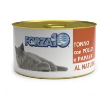 Forza 10 Nat - Konservēta barība kaķiem (tuncis ar vistu un papaiju) 12 gb x 75 g