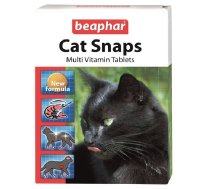 Beaphar Cat Snaps - Papildbarība kaķiem ar vitamīniem un minerāliem 75 tabl.