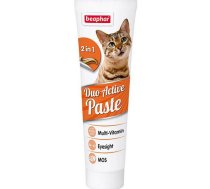 Beaphar Duo-Active Paste For Cats - Papildbarība, kura palīdz dabīgi iztīrīt kaķu zarnu traktu no norītās spalvas 100 g