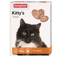 Beaphar Kitty'S + Protein - Gardums kaķiem (zivs) 75 tabl.