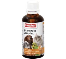 Beaphar Vitamin-B-Komplex - Vitamīnu papildbarība suņiem, kaķiem, grauzējiem un putniem 50 ml